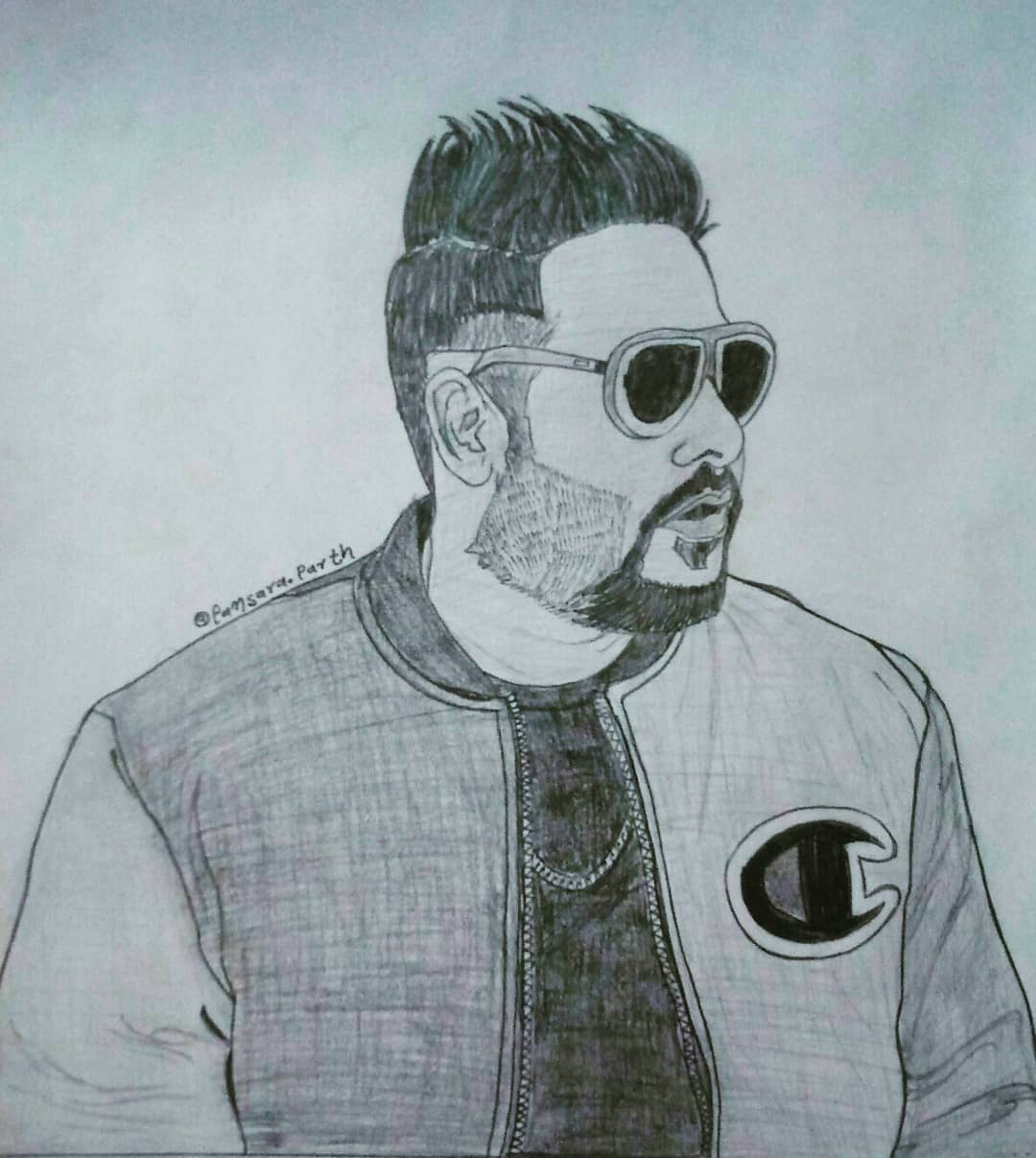 Pencil work - Drawing of badshah. I hope u will like it.🔥... | Facebook