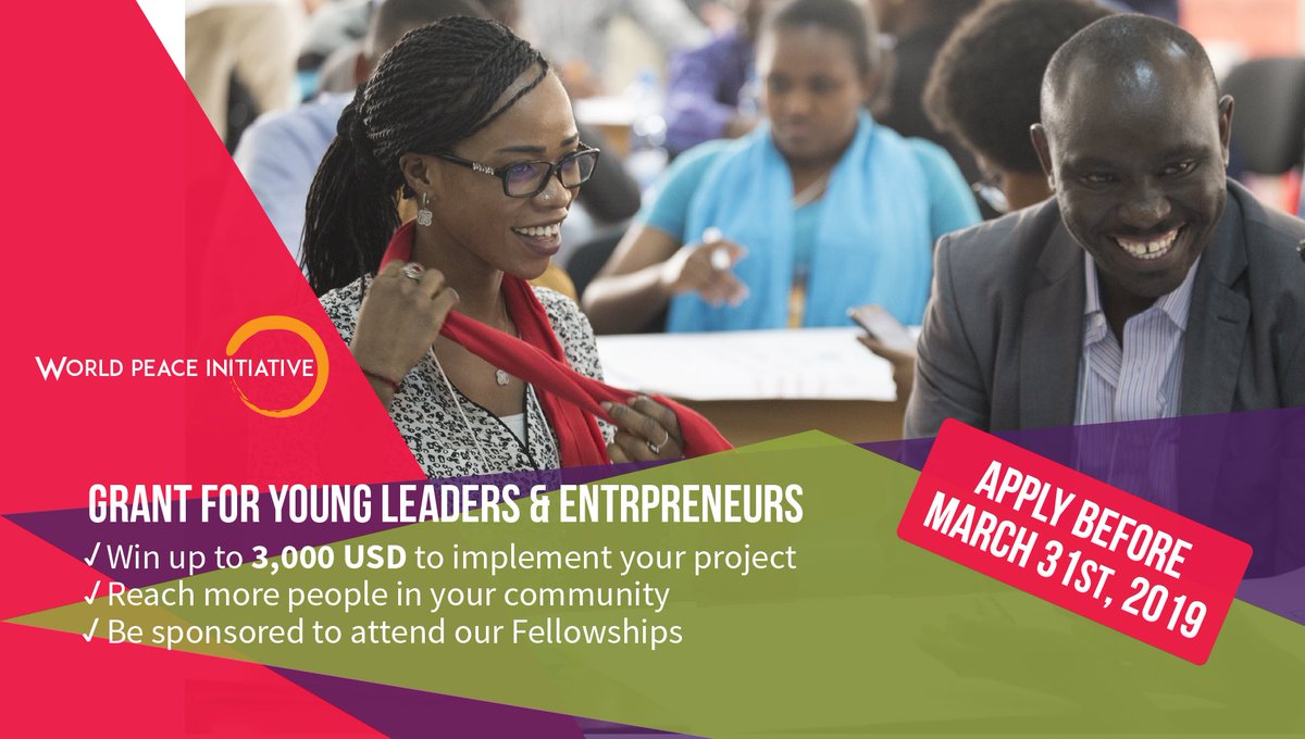 Apply for WPI #Mindfulness #Grant, open to Young leaders and entrepreneurs willing to use mindfulness to foster sustainable world #peace in their startup or organization. more details peacerevolution.net/wall/topic-100…