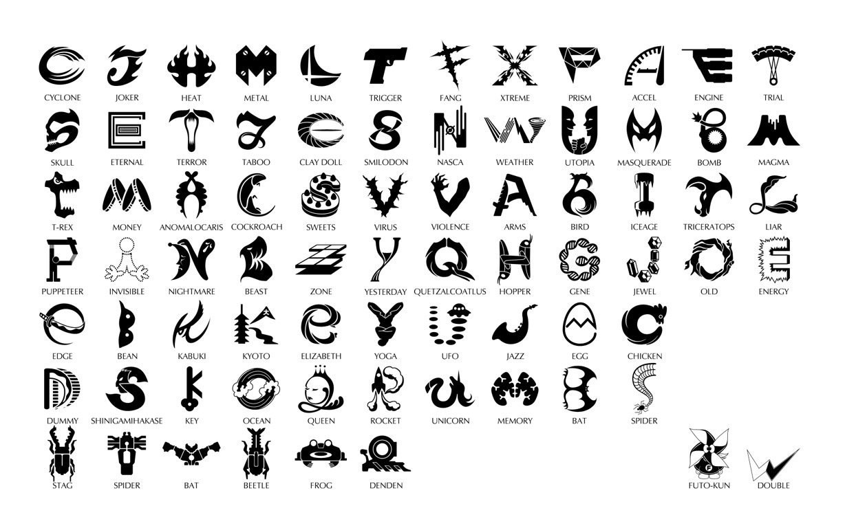 せいたろう ガイアメモリのロゴのデザイン 文字1文字でここまで表現できるデザインを考えた人ほんと天才やと思う T Co Givk79drp8 Twitter