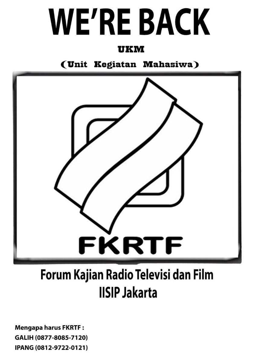 Ada yang baru dan fresh loh dari <a href="/FKRTF_IISIP/">Media Literacy</a>, penasaran? 

#KamiKembali #FKRTFIISIP