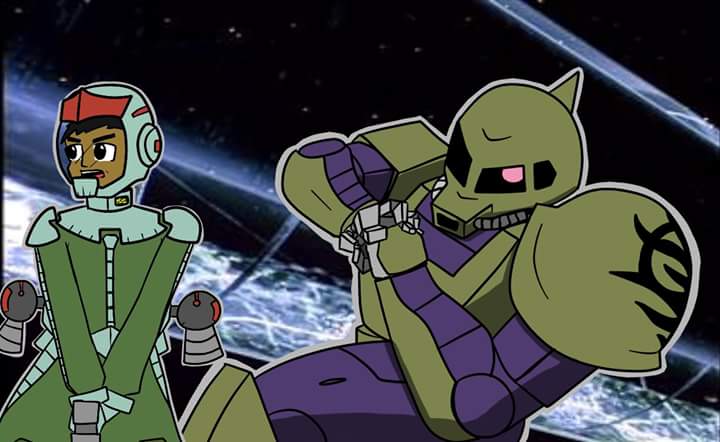 turo_turbo's tweet photo. Some fanart of my favorite series. Mobile suit designs belong to sunrise. Pilot character are all me.
#zeon #mobilesuitgundam #mecha #MSpilot https://t.co/z0hX7Xtfty