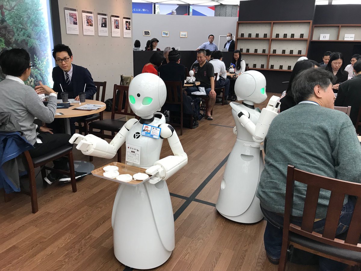 重度障害者がロボットで接客する実験カフェ 分身ロボットカフェ が期間限定オープン イヴの時間 コラボ要素も満載 Togetter 重度障害者がロボットで接客する実験カフェ 分身ロボットカフェ が期間限定オープン イヴの時間 コラボ要素も満載 Togetter