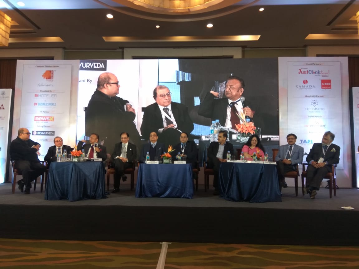 BWHotelier's tweet photo. Panel Discussion on "Challenges and Opportunities of MICE Industry in India" at @BWBusinessworld Presents @BWHotelier MICE Conclave &amp; Awards 2018-19 at @thegranddelhi 

#BWMICE https://t.co/UWw8PGwkoc
