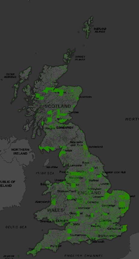 Changes to the #OS MasterMap. This covers the 04/10 to 15/11 cycle, released yesterday.
Green=change