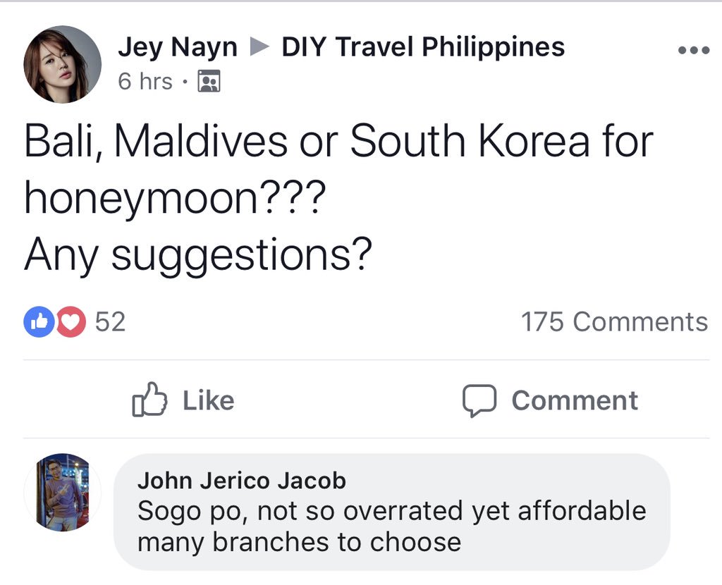 nathanbaleos's tweet photo. Honeymoon ba kamo? Ganda ng suggestion. 😂 #pinoy #pinoykalokohan https://t.co/rgrE5w8GNK