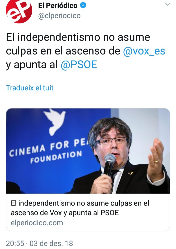 Manuel García (@Candeliano) on Twitter photo 04/12/2018 18:09:16 Los negros americanos no asumen las culpas por la existencia del Ku Klux Klan. By @elperiodico. Los negros americanos no asumen las culpas por la existencia del Ku Klux Klan. By @elperiodico.