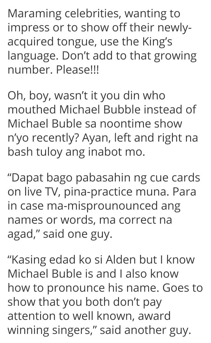 saseefan's tweet photo. @PEPalerts Eh sa feeling talaga si alden. 😂 ung akala niya magaling siya sa english hirap naman pala. Kung magtagalog nalang kc. 

1. Blessing's
2. The possibility is possible
3. Mga tweet na galing sa google 😂
4. Maling pag copy sa google. 

Hay flop king ewan ko sayo 😂 https://t.co/NmGtiFpBkM