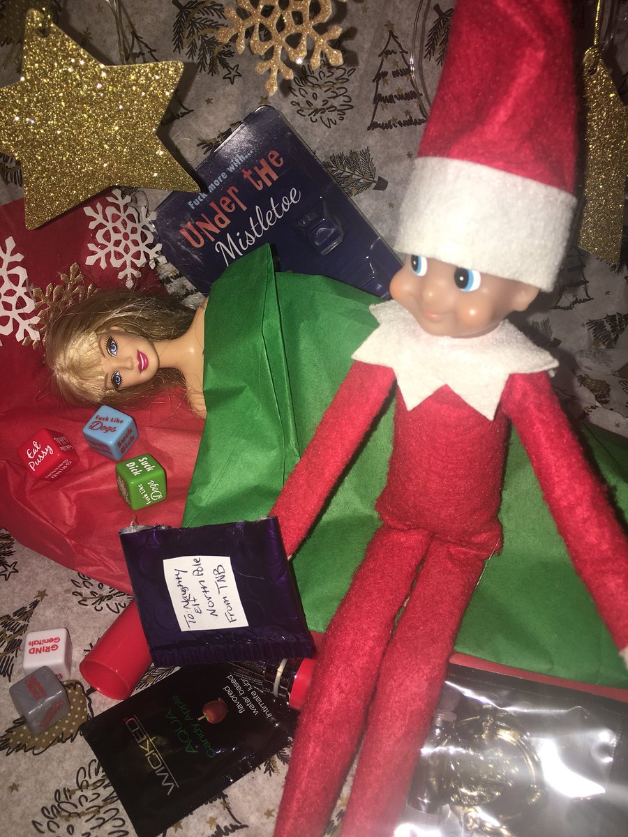 thenaughtyboxxx's tweet photo. Naughty elf got his package today! #naughtyelf #thenaughtybox #elfneedslovetoo https://t.co/YbTmXhnLrm