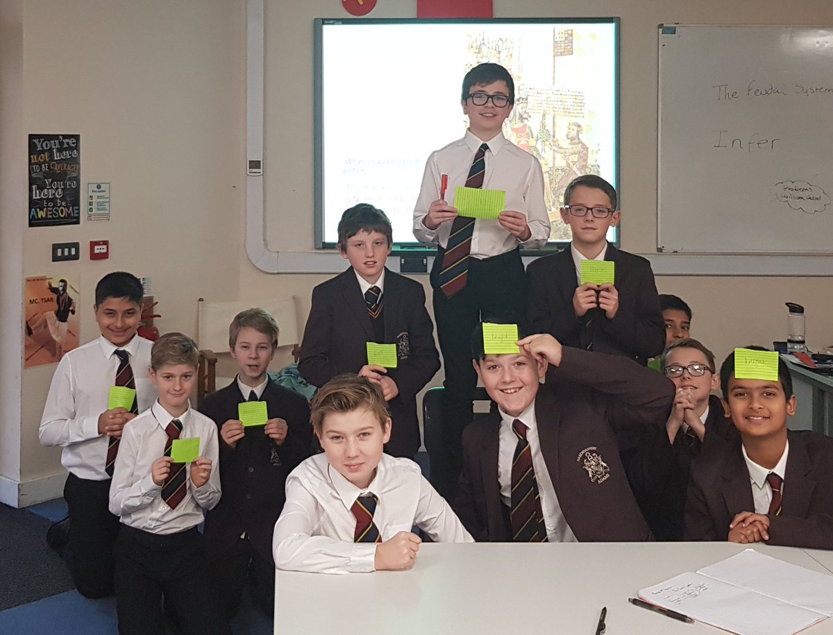 HA_HistoryDept's tweet photo. 7T were attempting to create their own Feudal System in lesson this week... I am not sure the peasants were too happy about the news... @HA_TalbotHouse https://t.co/wEafsIuIyY