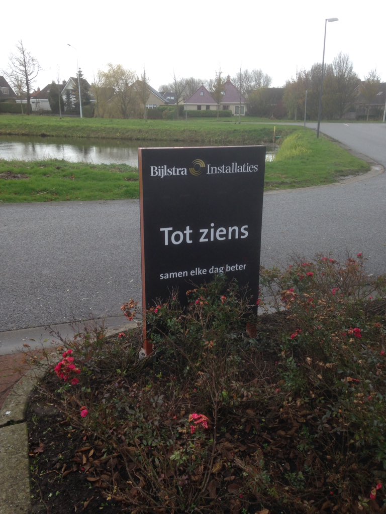 Rijd je weg bij een klant, zie een wens "samen elke dag beter" Arpa#learn