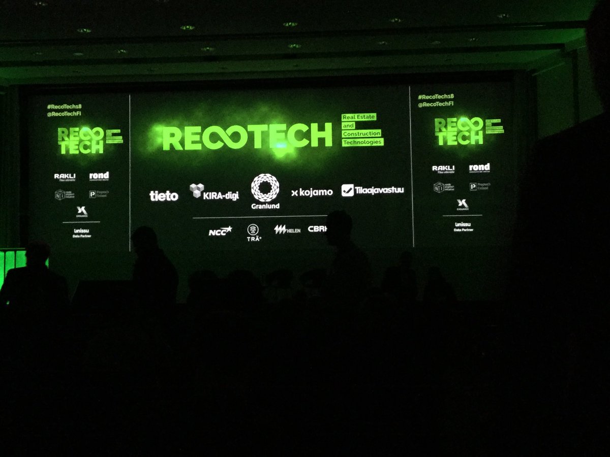 hautsi's tweet image. ⁦@RecoTechFI⁩ 2018 about to start bigger than ever, 2016/300 attendees, 2017/500 attendees and this year 1000 attendees #recotech18 #realestate