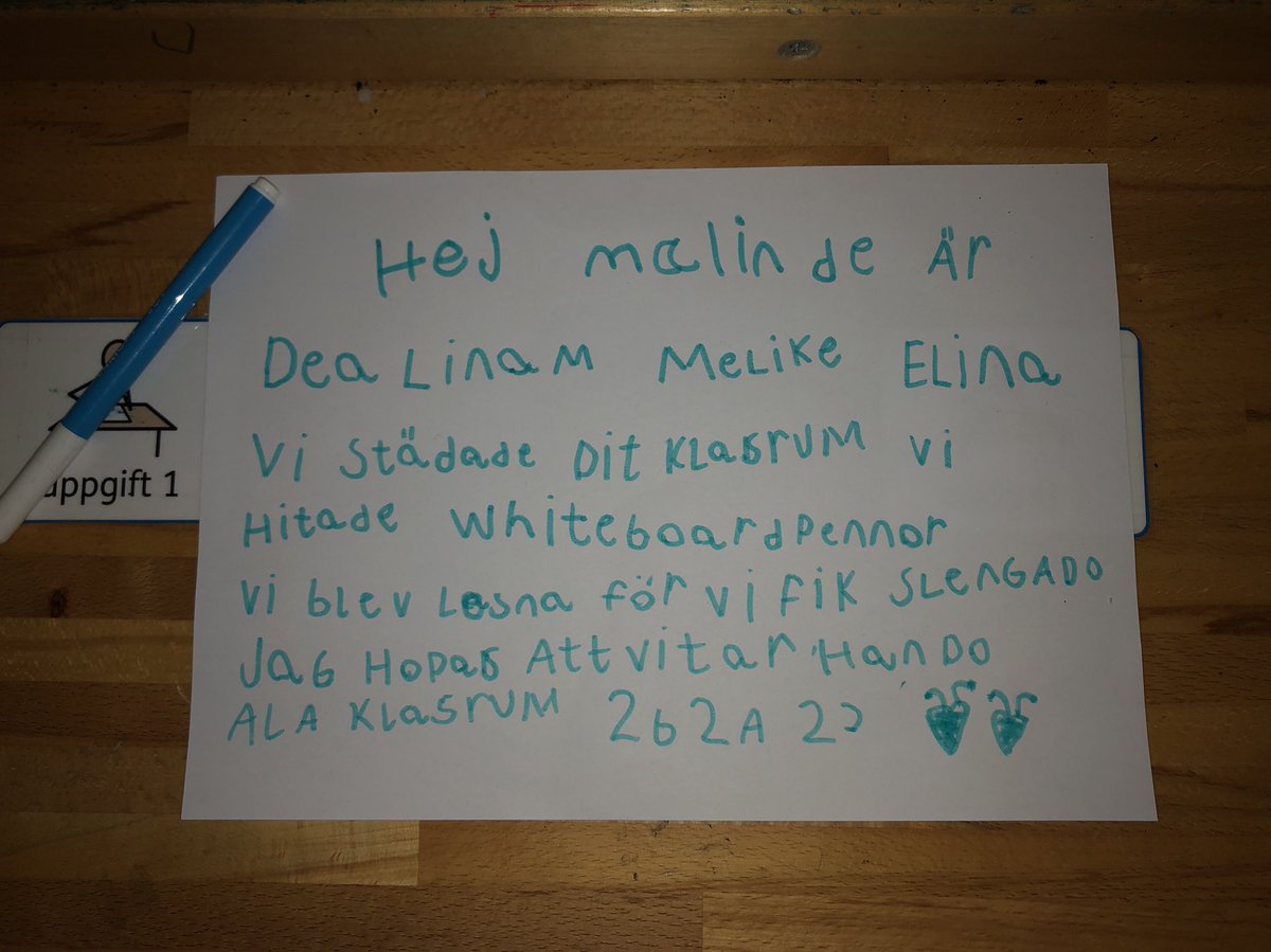 Att mötas av detta på morgonen 😭🥰 @stenkulaskolan