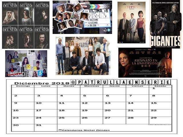patrullaenserie's tweet photo. Aqui nuestro #calendario de #Diciembre hacemos repaso a nuestras mejores series de este año #2018 https://t.co/DF01vGZ0Fi