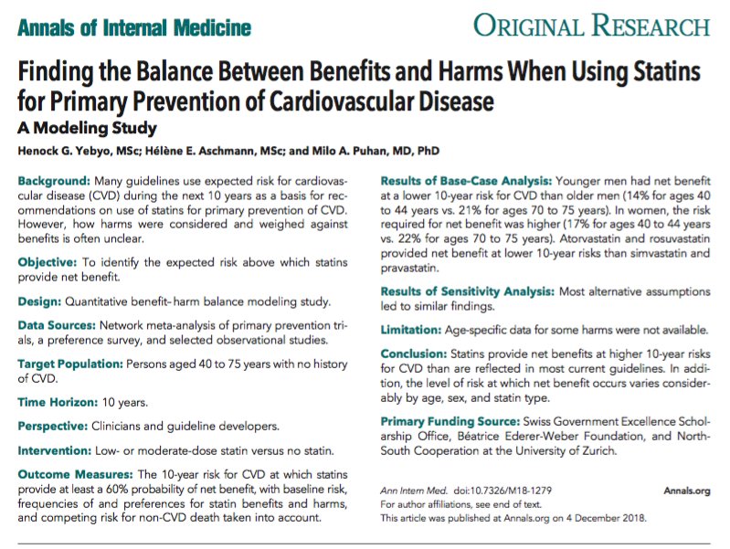 UZH_EBPI (@uzh_ebpi) on Twitter photo Read about finding the balance between #benefitsandharms when using #statins for #PrimaryPrevention of CVD in <a href="/AnnalsofIM/">Annals of Int Med</a>. What a success @YebyoHenock, HélÚne Aschmann and <a href="/PuhanMilo/">Milo Puhan</a>!
@uzh_en <a href="/uzh_president/">UZH President</a>
annals.org/aim/fullarticl⊠Read about finding the balance between #benefitsandharms when using #statins for #PrimaryPrevention of CVD in <a href="/AnnalsofIM/">Annals of Int Med</a>. What a success @YebyoHenock, HélÚne Aschmann and <a href="/PuhanMilo/">Milo Puhan</a>!
@uzh_en <a href="/uzh_president/">UZH President</a>
annals.org/aim/fullarticlâŠ
