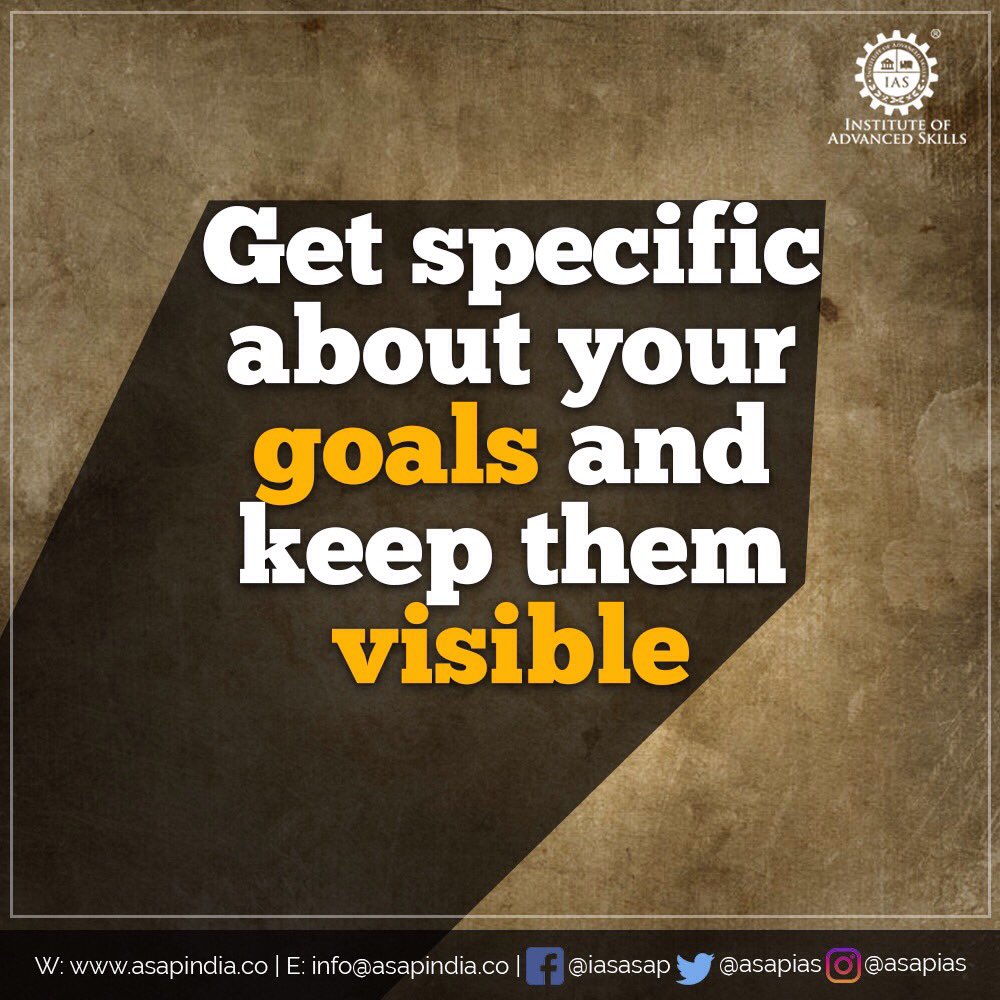 ASAPPMU's tweet photo. Stay focused and keep moving towards your goals. 
#InstituteofAdvancedSkills #Skills #TuesdayMotivation #TuesdayThoughts https://t.co/ql56tdZ4gb