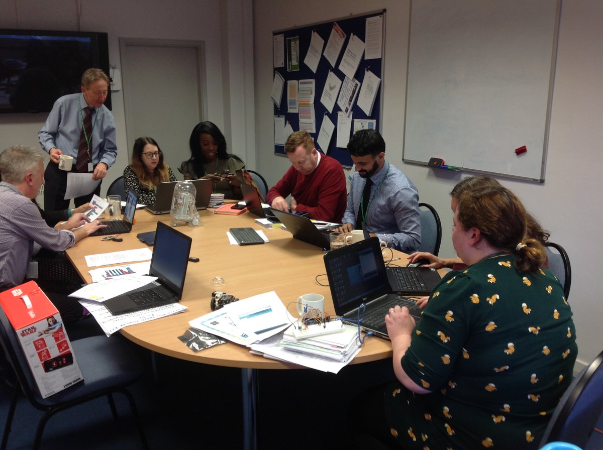 JBA_Live's tweet image. Our Senior Management Team have kick-started ‘Computer Science Education Week’ by getting involved in the Hour of Code.
A superb effort by our JBA Leadership Team, Well Done Team!
#HourOfCode #JBACoding #GetCoding #JamesBrindley #Computing #TimeForChange