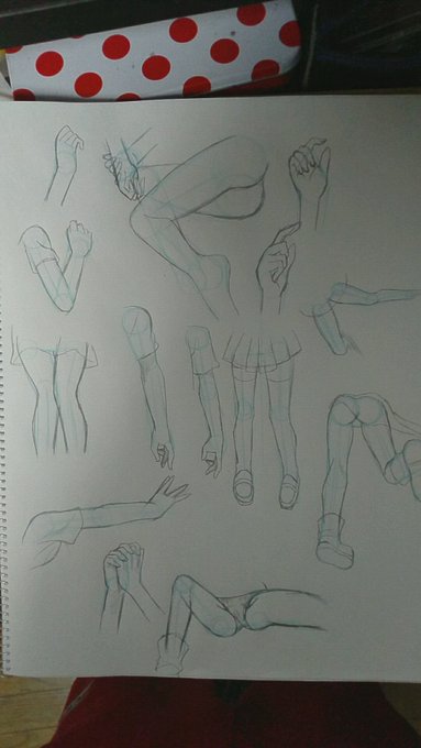 今日の手足の練習! 