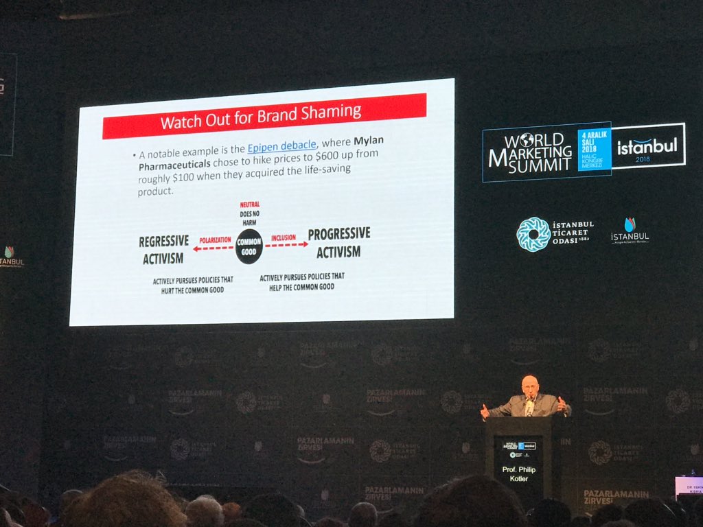 En iyi pazarlama şirketin hayranları tarafından yapılan pazarlamadır.. Philip Kotler #WorldMarketingSummit #wmsistanbul2018