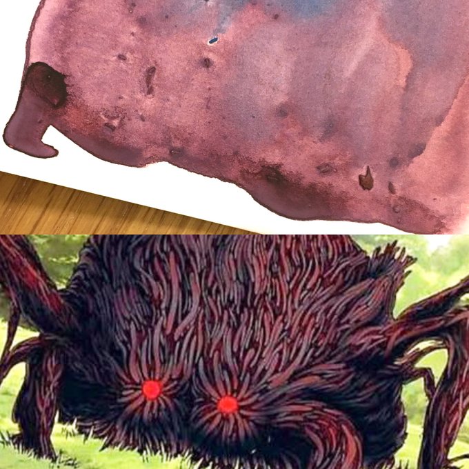 適当に鉛筆の削りカス混ぜた結果のtwitterイラスト検索結果