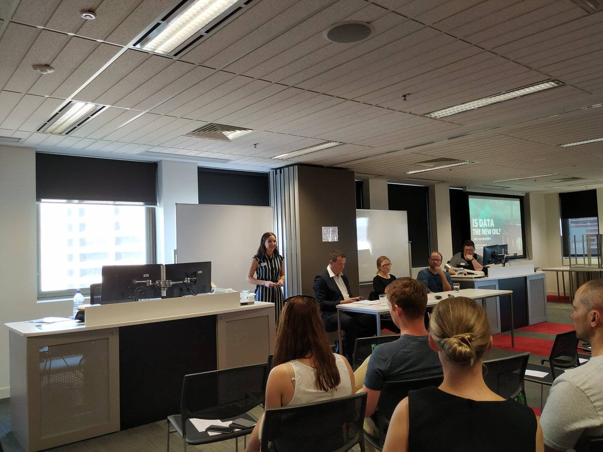yolandasamy's tweet photo. @BVrettos kicking off Data is the New Oil panel discussion @Legal_Forecast @Flinders #TLFadelaide https://t.co/9me4sOl8Vf