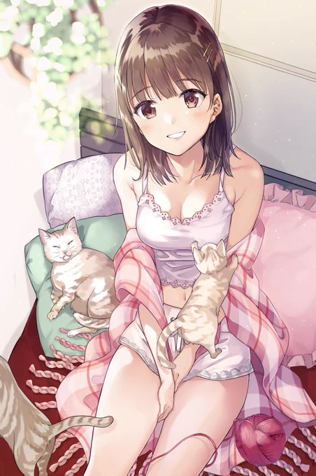 ふとももとねこ #脚部 