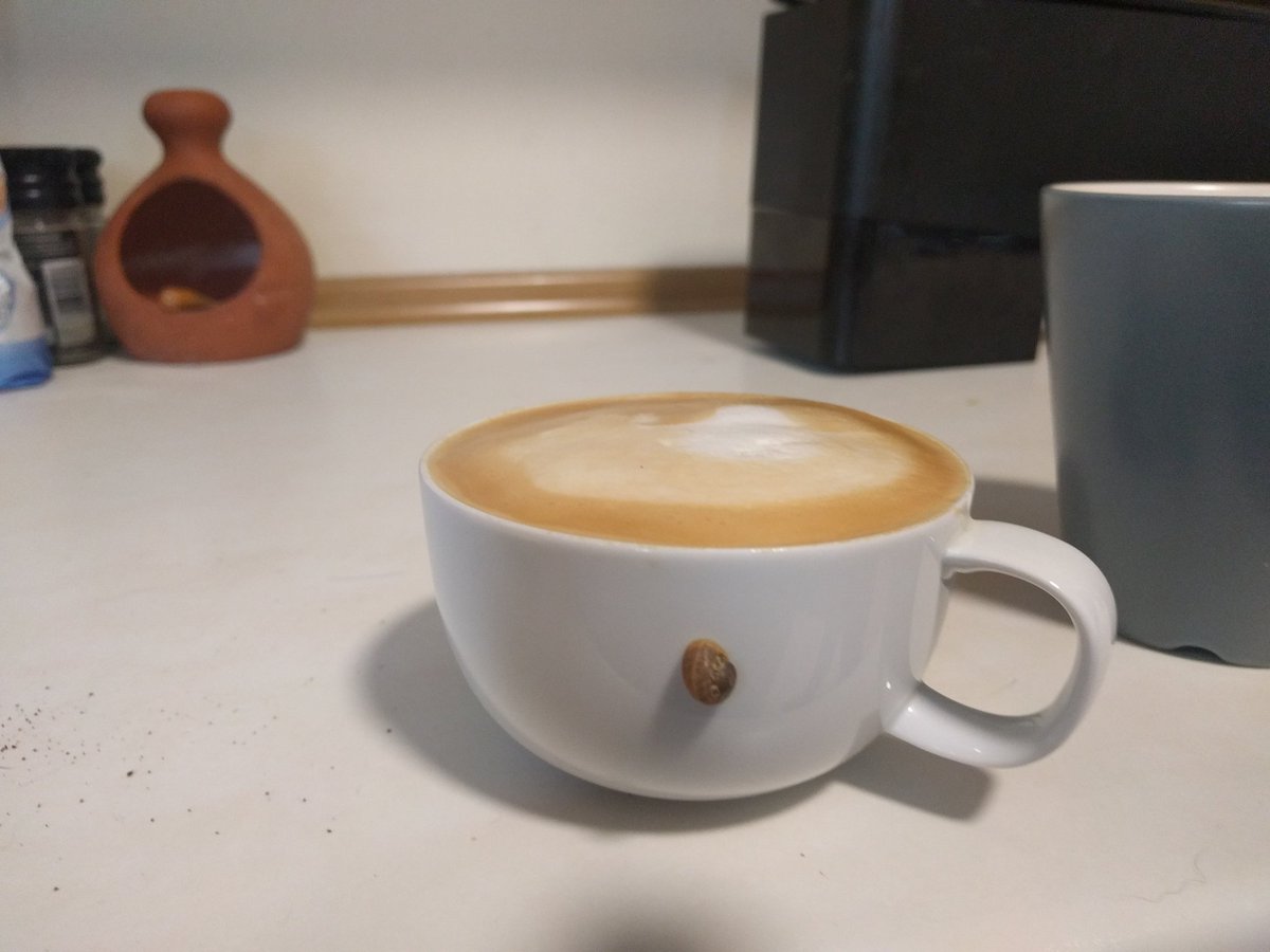 Not what I expected to find on my coffee cup this morning...