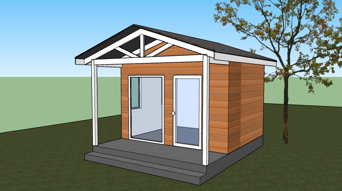 CModulars's tweet image. Check out the 120 Sqft #Backyard #Office #ADU @ #California #Modulars californiamodulars.com/retreat/