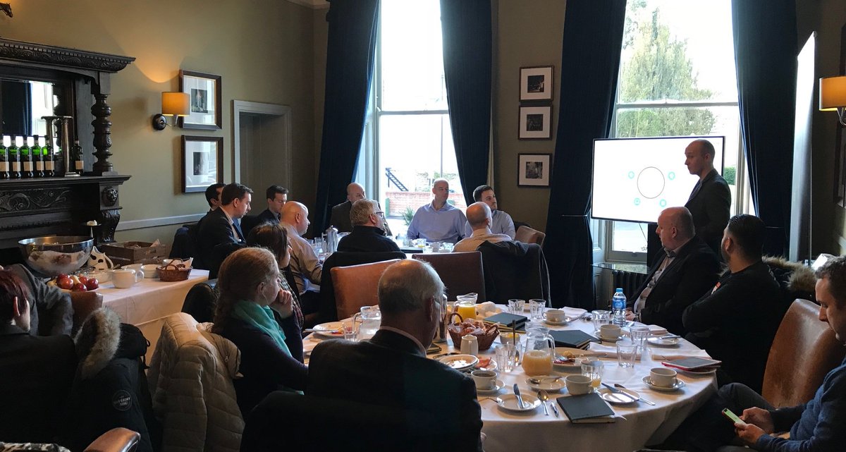 A full-house at our Cyber-Security breakfast briefing in Cheltenham this morning! Thanks to the <a href="/CiscoUmbrella/">Cisco Umbrella</a> team for their support and to all those that attended <a href="/CiscoUKI/">Cisco UK & Ireland</a> #CyberSecurity #cloudsecurity #Umbrella