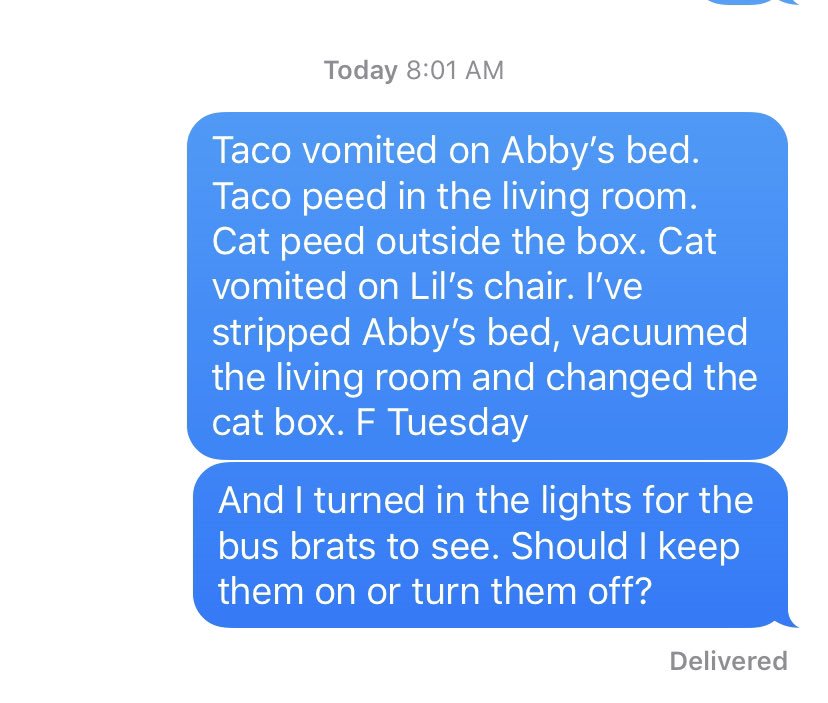 ShawnaAnnSays's tweet photo. Are we itβs not Monday? This all happened in the first hour I was awake. #FTuesday #MondayPart2 https://t.co/iwIRjkViEb