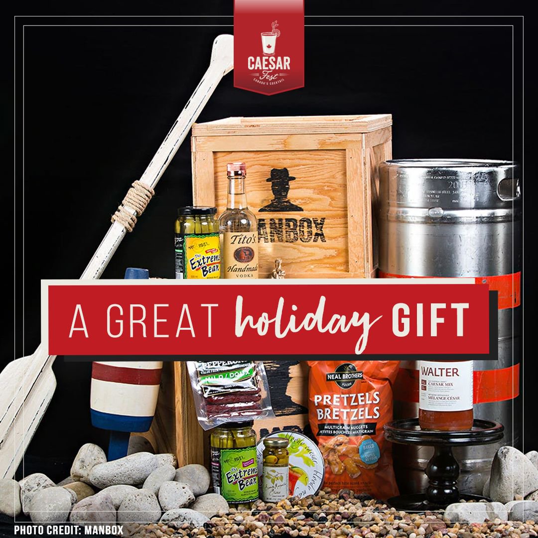 Looking for that special holiday gift to give to someone who has everything? Check out <a href="/manboxcrates/">Manbox</a>! This is a great gift combo that contains all the tasty treats to make a Caesar! manbox.ca/hail-caesar/ #christmasgifts #CAESARTHEMOMENT #notsponsored