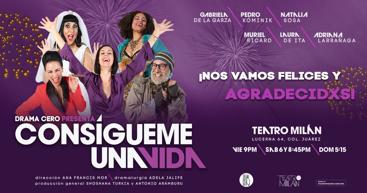 ¿TE VAS AMOR? 
TERMINAMOS DOMINGO 9 de diciembre.... 
ADIOS #CDMX 
Boletos aqui: blt.mx/59o