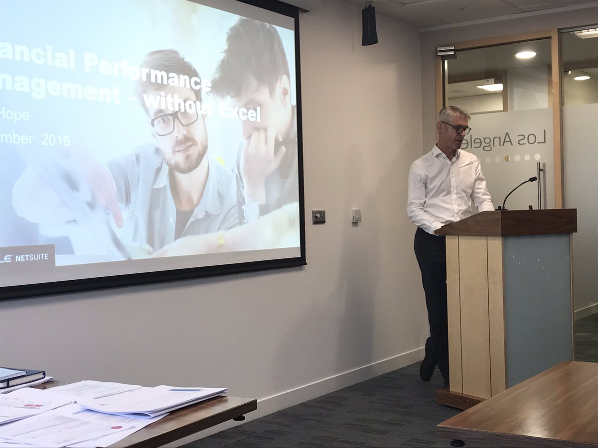 OliverCowell's tweet photo. @NetSuiteEMEA’s very own David Hope discussing the importance of why Charities need to move of off Excel. @NS_SocialImpact @CFGtweets https://t.co/CRG2cXtQMI
