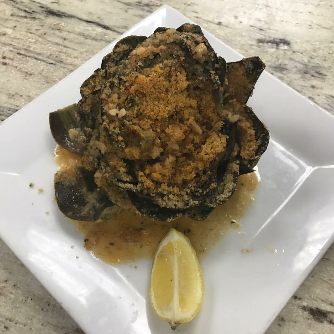 BWalkPizza's tweet photo. Try An Old Favorite... Stuffed Artichoke in a Scampi Style Sauce https://t.co/GKiDhhnvzX