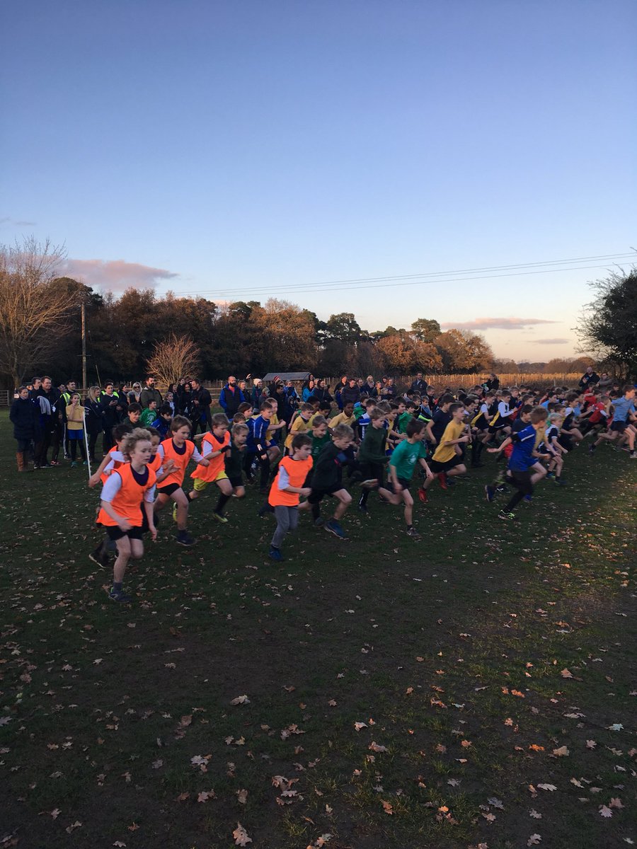 _Ludgrove's tweet photo. We were really pleased that the Thames Valley Running League could use our grounds on Friday afternoon for their Wokingham primary schools cross country event. #runningatdusk https://t.co/vplbVH26NX