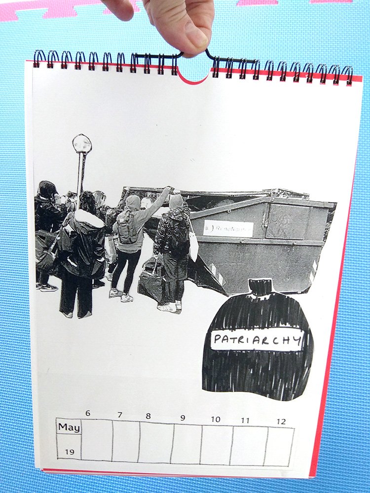 Our BOXING and UNBOXING Calendar for 2019 is for sale now for 10£.  Collages, documentation and boxing exercises from boxing classes for self-defining women. Jokes and motivational quotes also included. Order at andpublishing.org/category/we-pu…