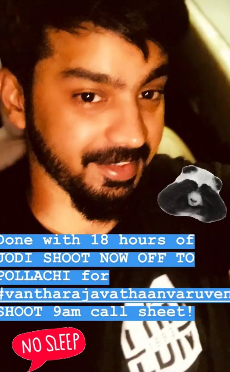 varshaa4u's tweet photo. #Mahat is off to #Pollachi for #VanthaRajavathaanVaruven shoot  

#STR #SundarC @MahatOfficial #MahatRagavendra #vijaytelevision #Simbu #VRVTeaserOnYouTube #VRV #vrvmode #VRVShootingSpot #VRVTeaserRage #VRVTeaser @aditi1231 #jodifununlimited #jodi https://t.co/SbTT12ejQx