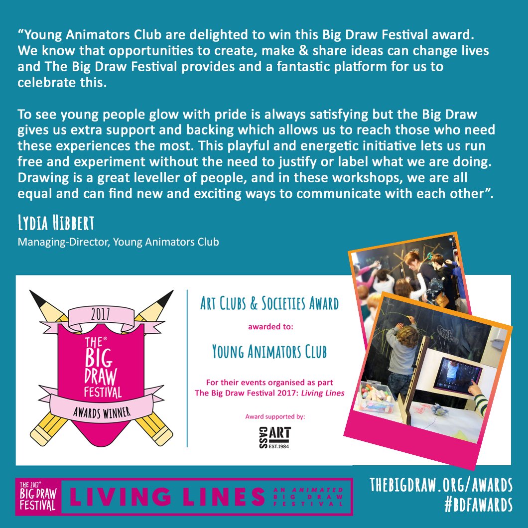 The_Big_Draw's tweet photo. Could you be a #TheBigDraw Award Winner? Did you organise a jaw-dropping #Play2018 event this year? 

Don't forget to submit your application by 31.12.18 for your chance to be selected for one of 6 awards worth up to £750!

Apply here: https://t.co/iP6kpW9kHE https://t.co/GhaiHqWPmU