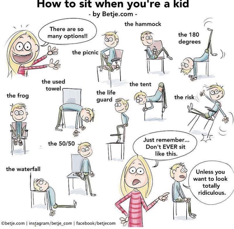 TheActivePhysi1's tweet image. Your next posture is your best posture!

Change your position and move regularly! 

Maybe pick your favourite from the picture!

The tent is mine !

Thanks Betje.com

#physiotherapy #activephysio  #sportsinjury #injury #Posture  #sports #sportsinjuries #backpain