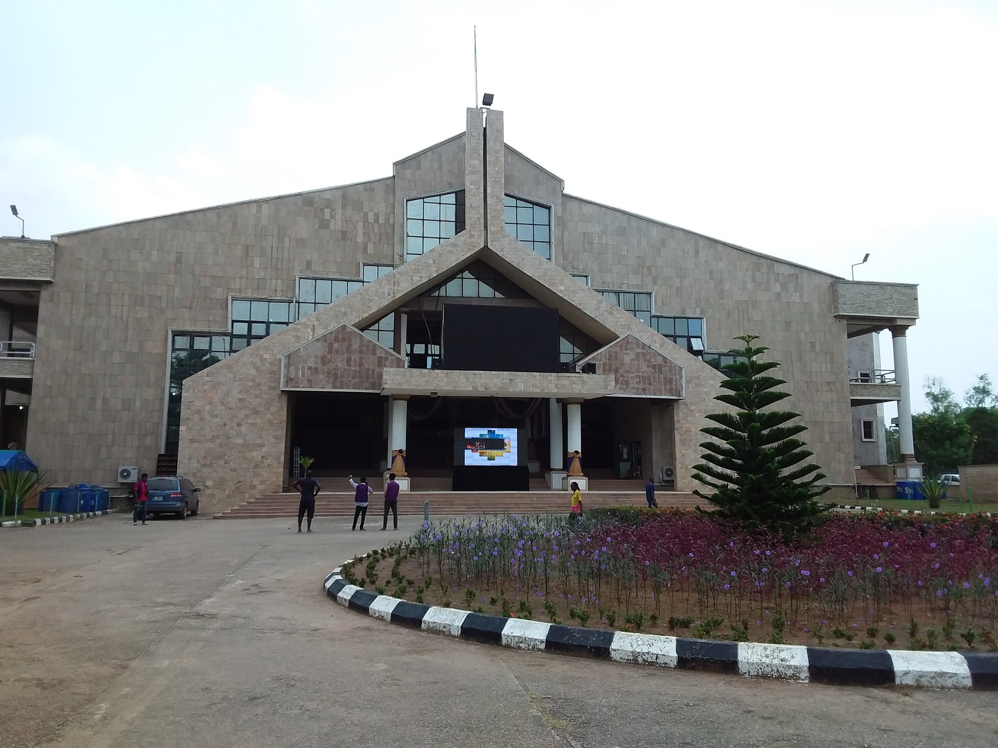 WinnersChapelNL on X: "A View Of The HOPE, GRACE, FAITH & LOVE Entrances, At The Faith Tabernacle, Ota, NIGERIA, This Afternoon, December 4th, 2018 | #Shiloh2018 - #Dominion ,Begins In A Few