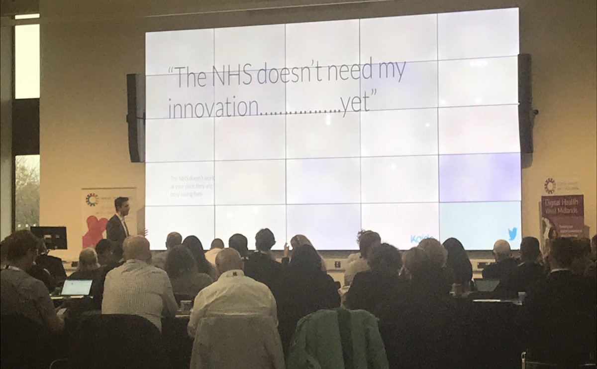 Health2WM's tweet photo. Richard Westman from @kaidowellbeing gives an honest account of his digital learning story. Launched less than a year ago, Kaido has gone on to benefit over 100, 000 people #Health2WM https://t.co/7619S4V2MN