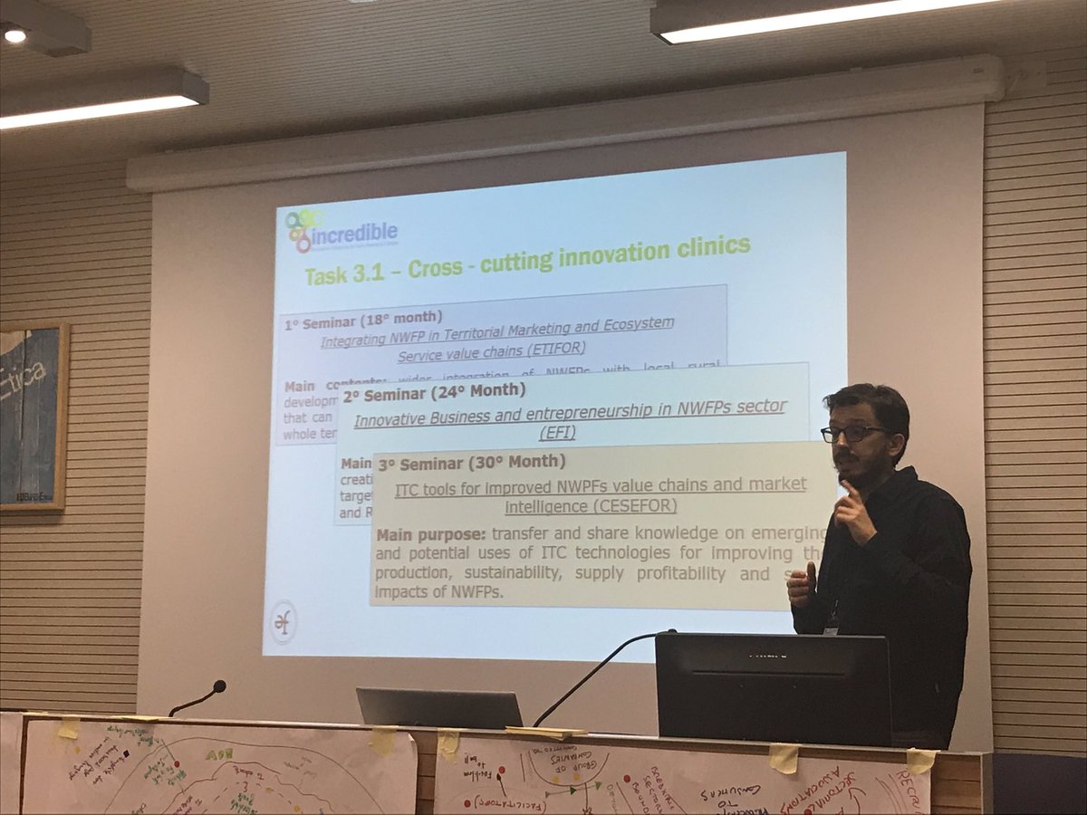 Incredibforest's tweet photo. Intense morning of work to deepen the purposes and structure of our events: interregional workshops and cross cutting seminars to spread knowledge on NWFP. #incredibleforest #incrediblePadova 2nd General Assembly https://t.co/meJcfoz9Pt