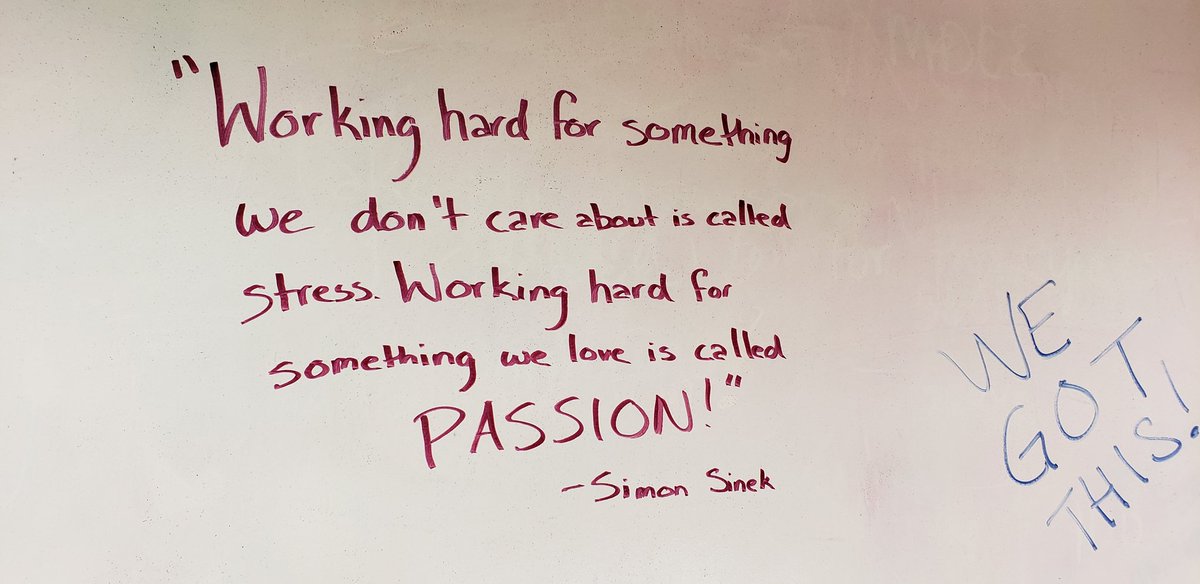 Liz_Keener's tweet image. Today's team motivation. With 5 days to go until #MDCE18 we can't wait to see you! #motivation #wegotthis #simonsinek #hustle
