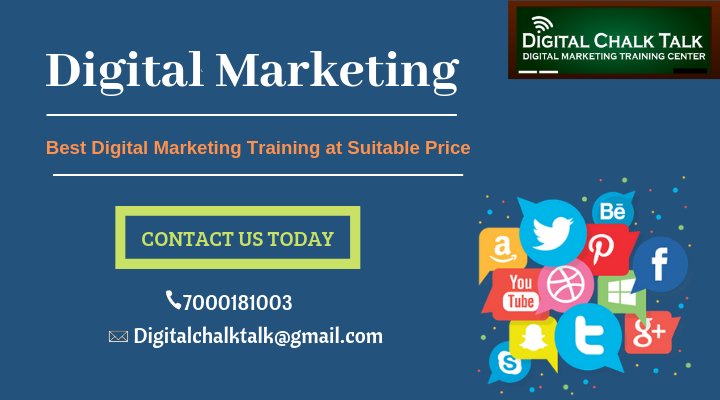 chalk_digital's tweet photo. Advanced Digital Marketing Training Program For Professionals Entrepreneurs &amp; Job Seekers.
#training #socialmediamarketing #emailmarketing #digitalindia #wordpress #seo #socialmedia #solutions https://t.co/UBBuUXBYw1