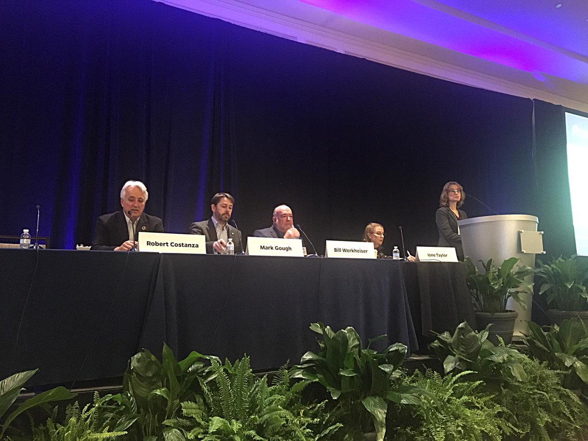 CapsCoalition's tweet photo. Today we're at the @ACES_Community 2018 Conference in Washington D.C. Our Director @Mark_Gough joins the opening plenary alongside @Robert_Costanza & Bill Werkheiser. We'll be running workshops & #NatCapProtocol trainings over the course of the week. #2018ACES https://t.co/c0KUPK1ZB8