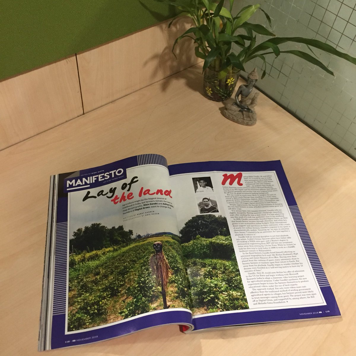 Loop4farmers's tweet photo. .@gqindia @GQMagazine thanks for the article ... read on for insight into what goes on in the field, behind the scenes of a tech solutions provider in rural India 
#agriculture #TechnologyNews #Agripreneurs #apps https://t.co/meH5CUxSOr