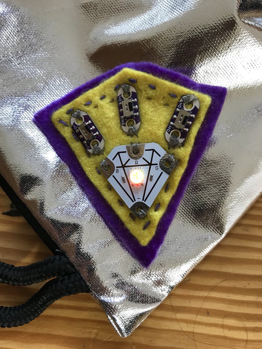 helenleigh's tweet image. My first book, The Crafty Kid's Guide to DIY Electronics, gets released this week! If you know anyone who might like to make a a secret signal mood badge, a plushie light up sparkle heart emoji or an LED flower crown you can buy it here amazon.co.uk/Crafty-Kids-Gu…