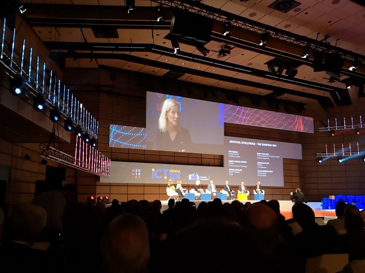 ClusterIT_Tirol's tweet photo. #ICT2018 AI/KI ist nicht vom Himmel gefallen... aber die Anwendungsgebiete sind neu https://t.co/ov2jFDIZO9