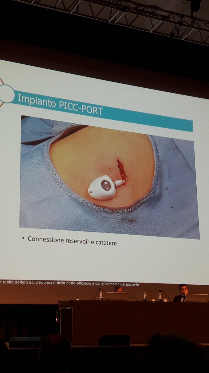 TiphaineTenail1's tweet photo. PICC Ports, a new alternative for long term infusions. Presentation of indications and advantages of this new Vascular Access. Dr Alessandra Panchetti and Andrea Musarò, #PICCDay #vygongroup #polysite https://t.co/d7VM0HBMBc