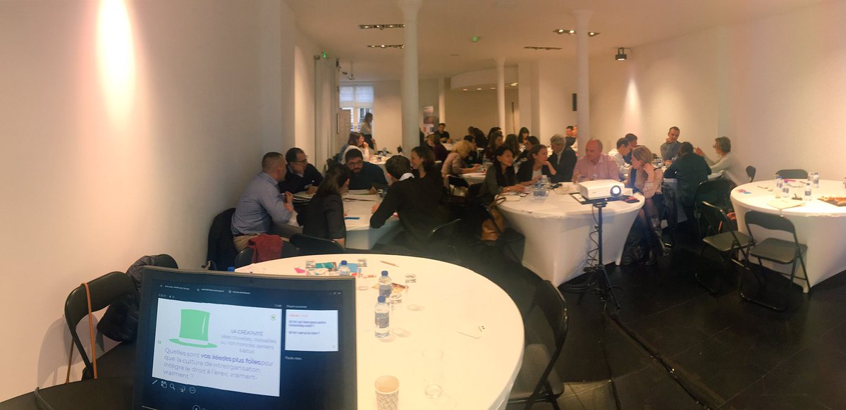 CorpoHackers's tweet photo. Et vous c’est quoi votre idée la plus folle pour que le droit à l’essai existe vraiment vraiment ? #corporatehackers #PIM2018 @EFEmanagement https://t.co/Kv3v8Yk46P