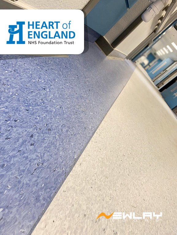 NewlayFloors's tweet photo. Well done to the Newlay Flooring Team on a great job in Ward 5 at Birmingham Heartlands Hospital. 600m2 #Tarkett IQ Granit vinyl flooring.  #NewlayFloors #FlooringContractor #SafetyFlooring https://t.co/InNC6XIsG7